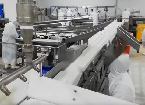 Planta de proceso de alimentos con equipos de acero inoxidable